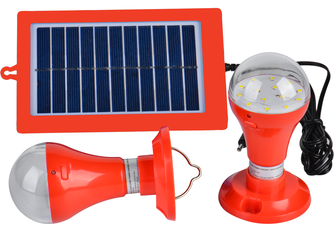 One supplies two /one solar bulb lamps